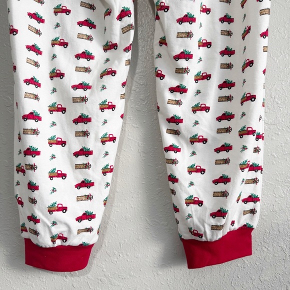 NWT Hallmark Christmas Holiday jogger pants pjs pajamas Sled tree truck XXL - Picture 9 of 11